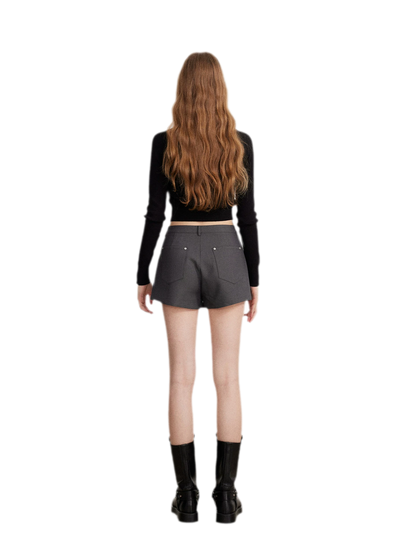 Double-Waist Convertible A-Line Skort