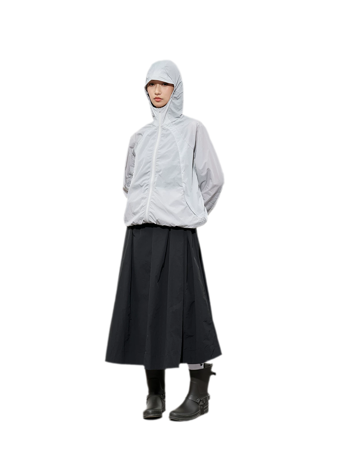 Lightweight Colorblock Hooded Jacket