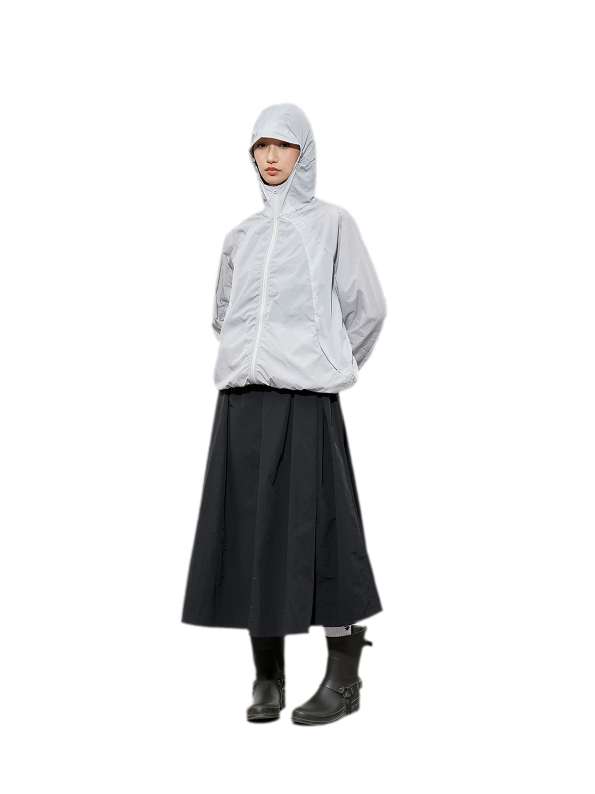 Lightweight Colorblock Hooded Jacket