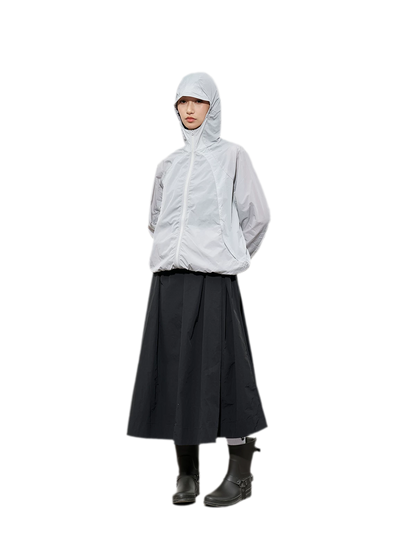 Lightweight Colorblock Hooded Jacket