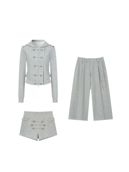 Hooded Knit Set