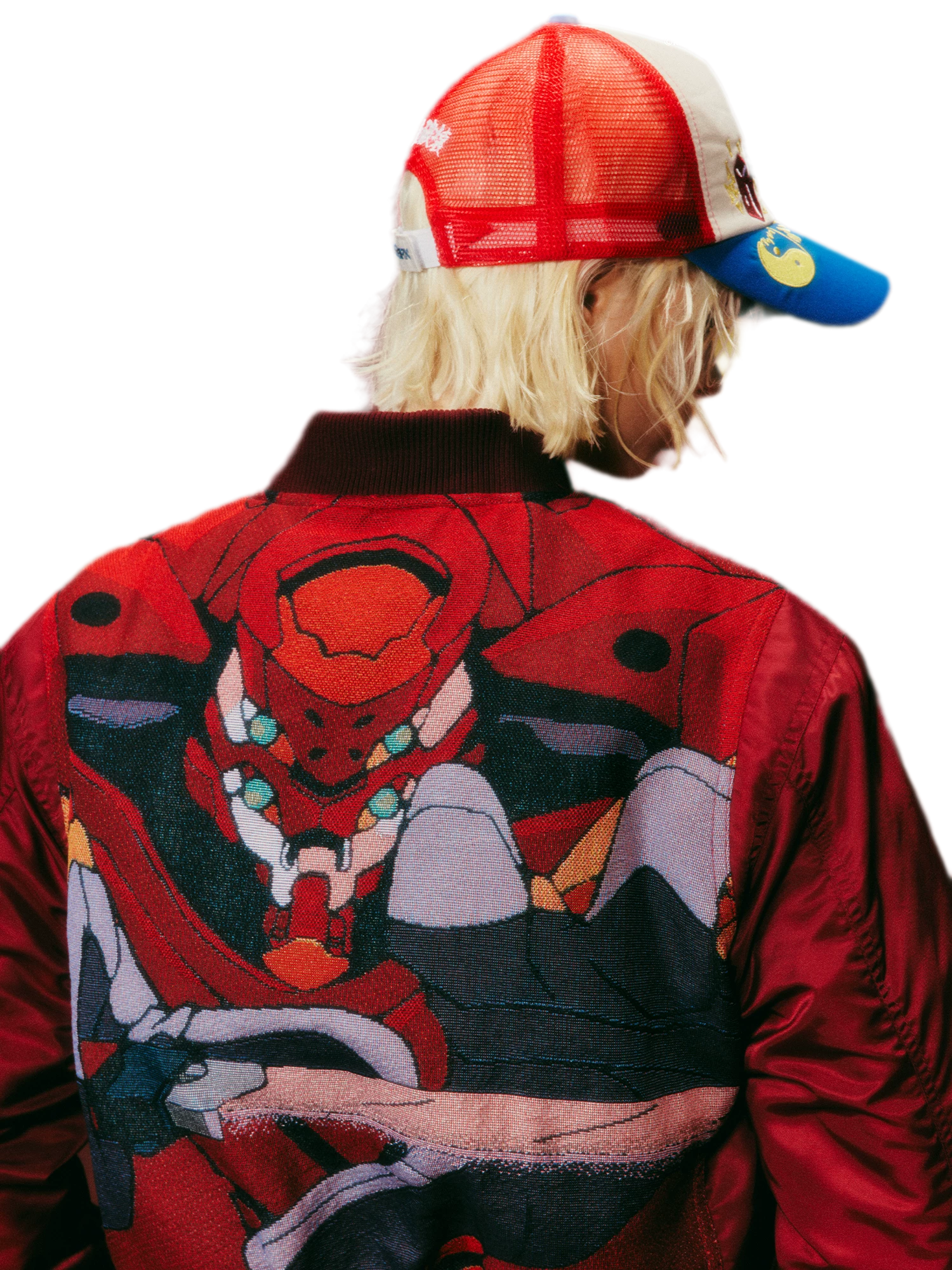 Cropped Slim-Fit Bomber Jacket