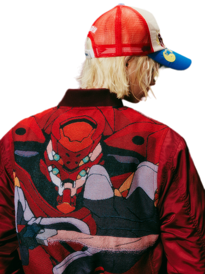 Cropped Slim-Fit Bomber Jacket