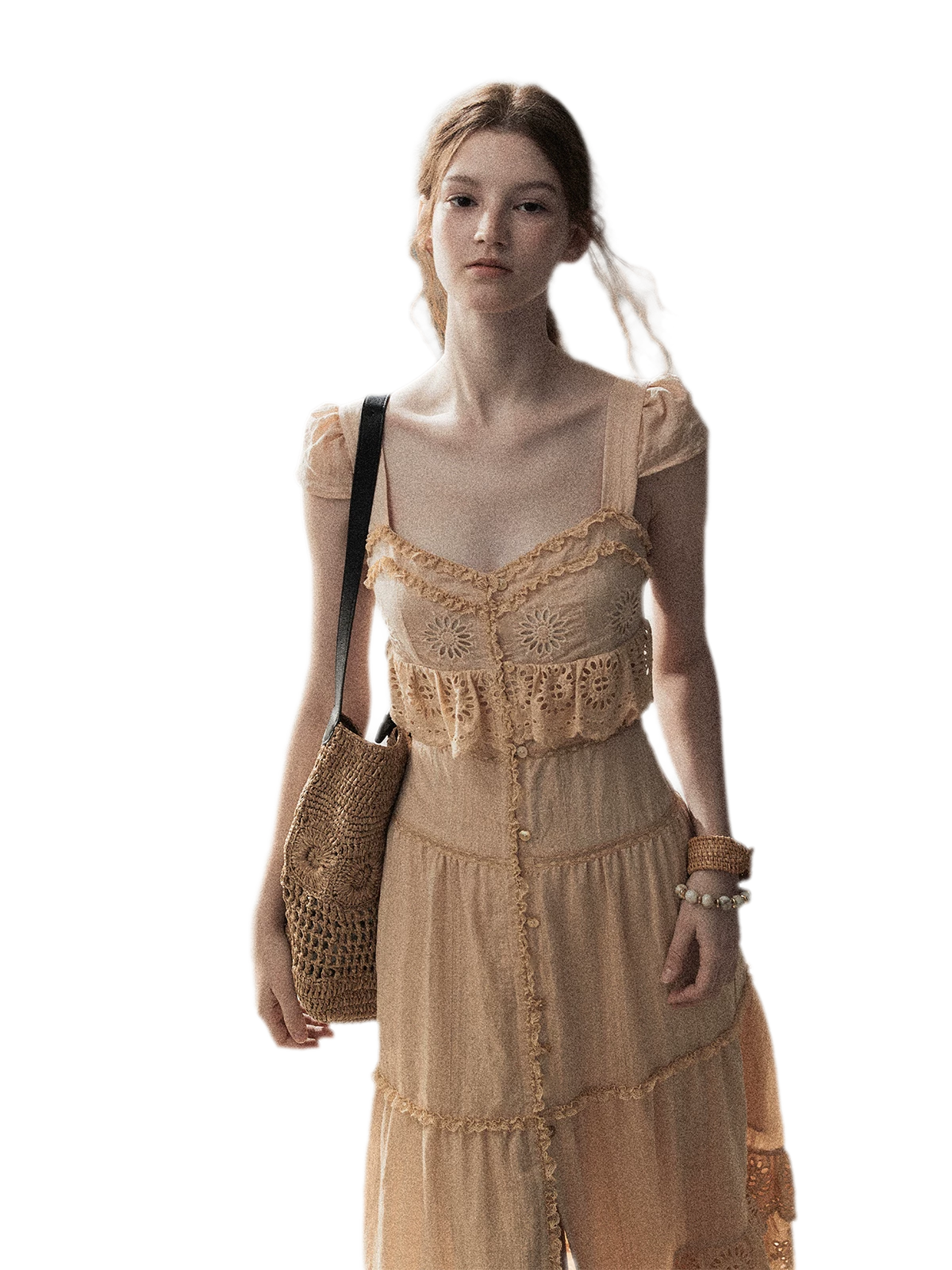 Floral Embroidered Dress