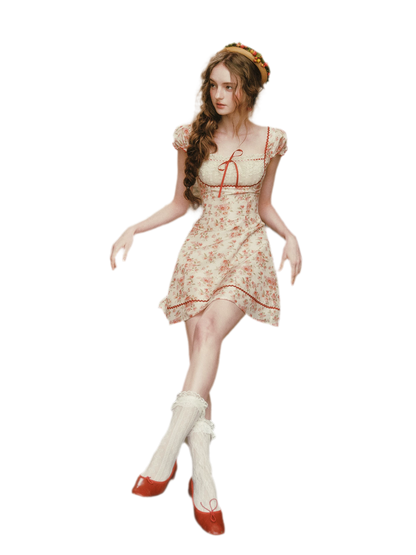 Lace Floral Dress
