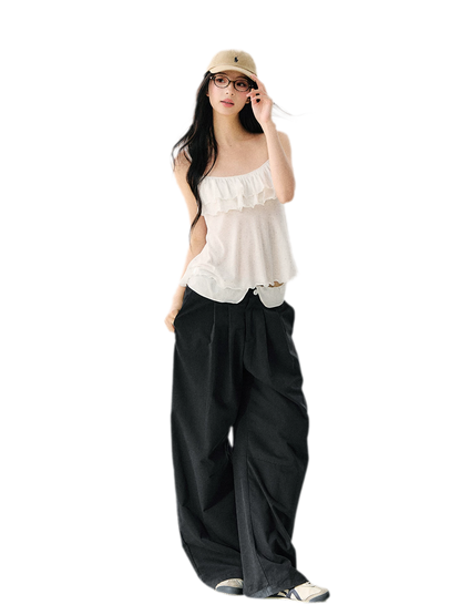 Sweet Ruffle Cardigan Set