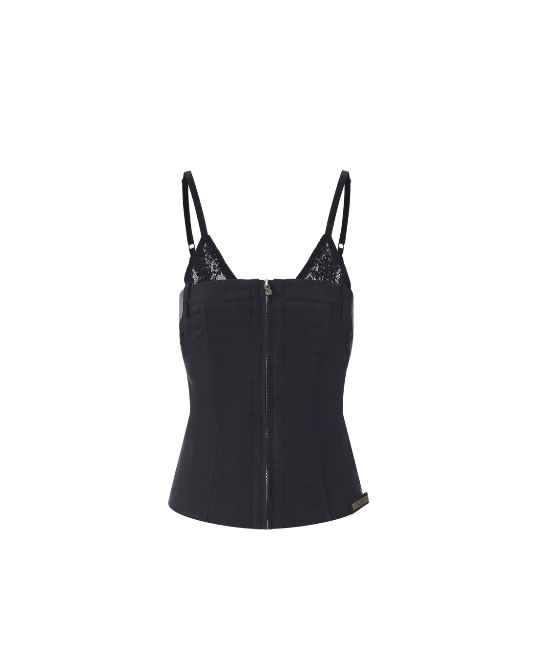 24ANS Lace Spliced Waist-Cinched Camisole – Vest &amp; Tank Tops