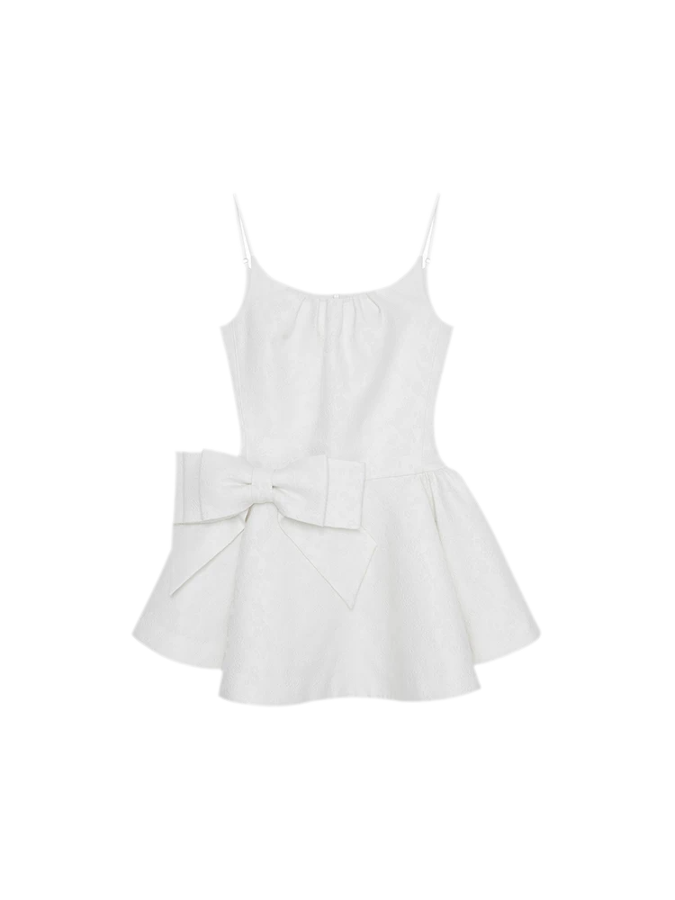 Elegant Bowknot Strap Dress