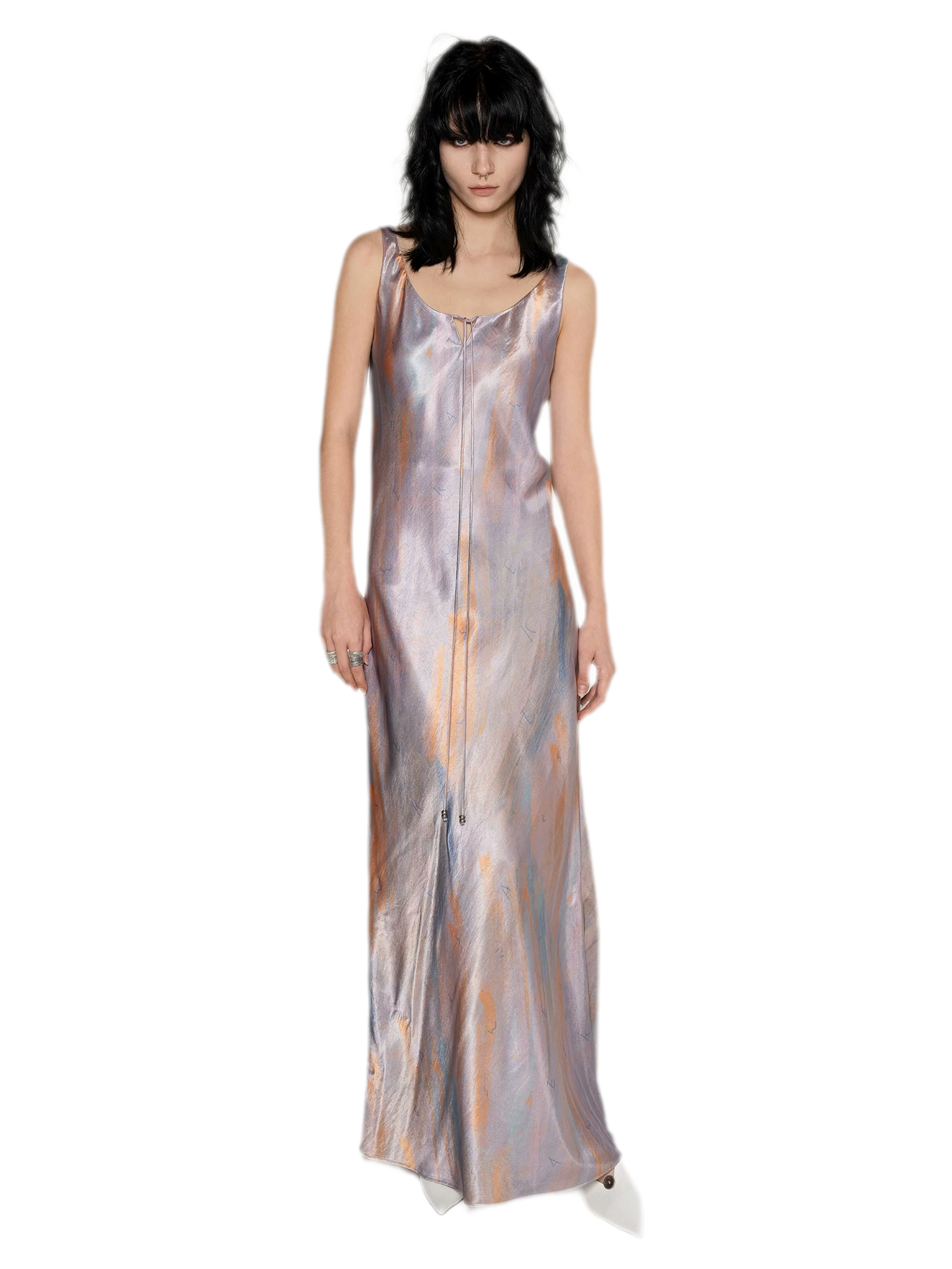 Twist Bias Slip Dress