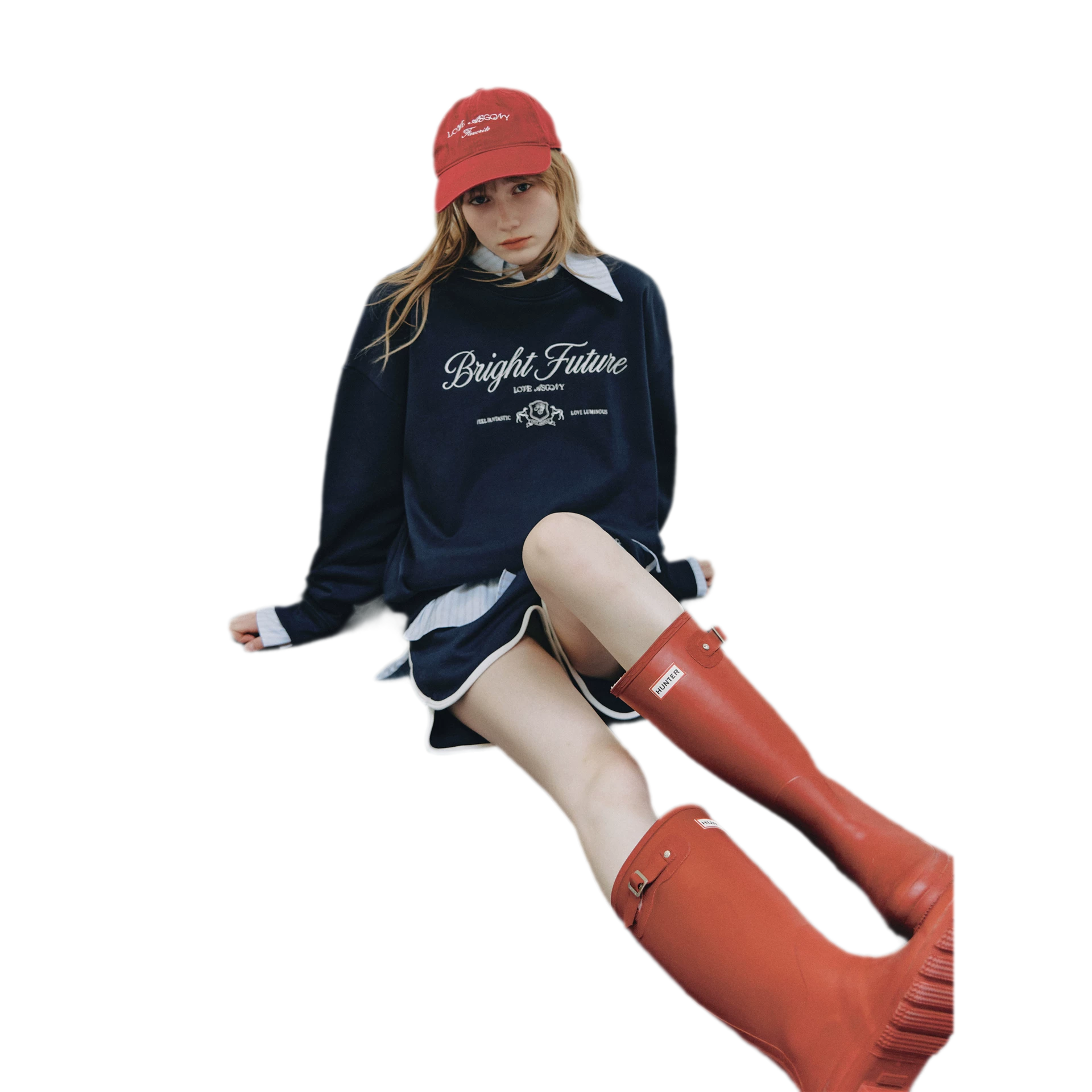 Embroidered Graphic Crewneck Sweatshirt