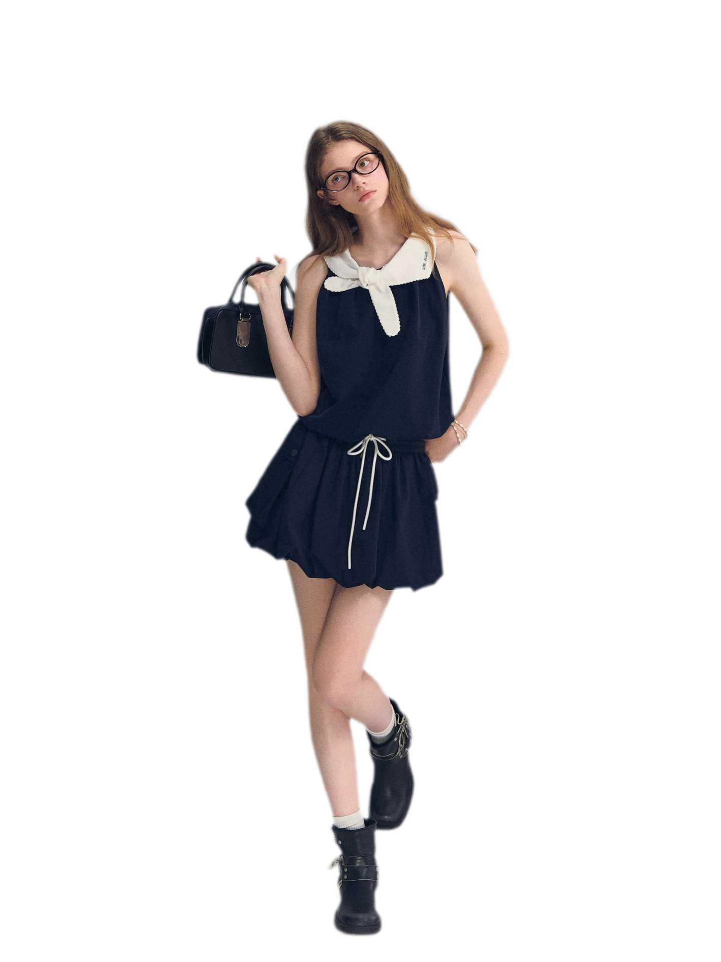 Rabbit Ear Peplum Top