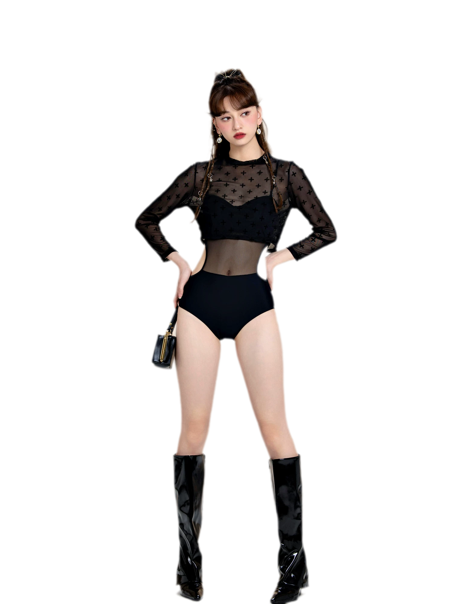 Adjustable One-Piece Swimsuit