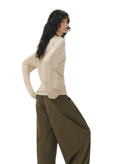 Leopard Layered Long-Sleeve T-Shirt