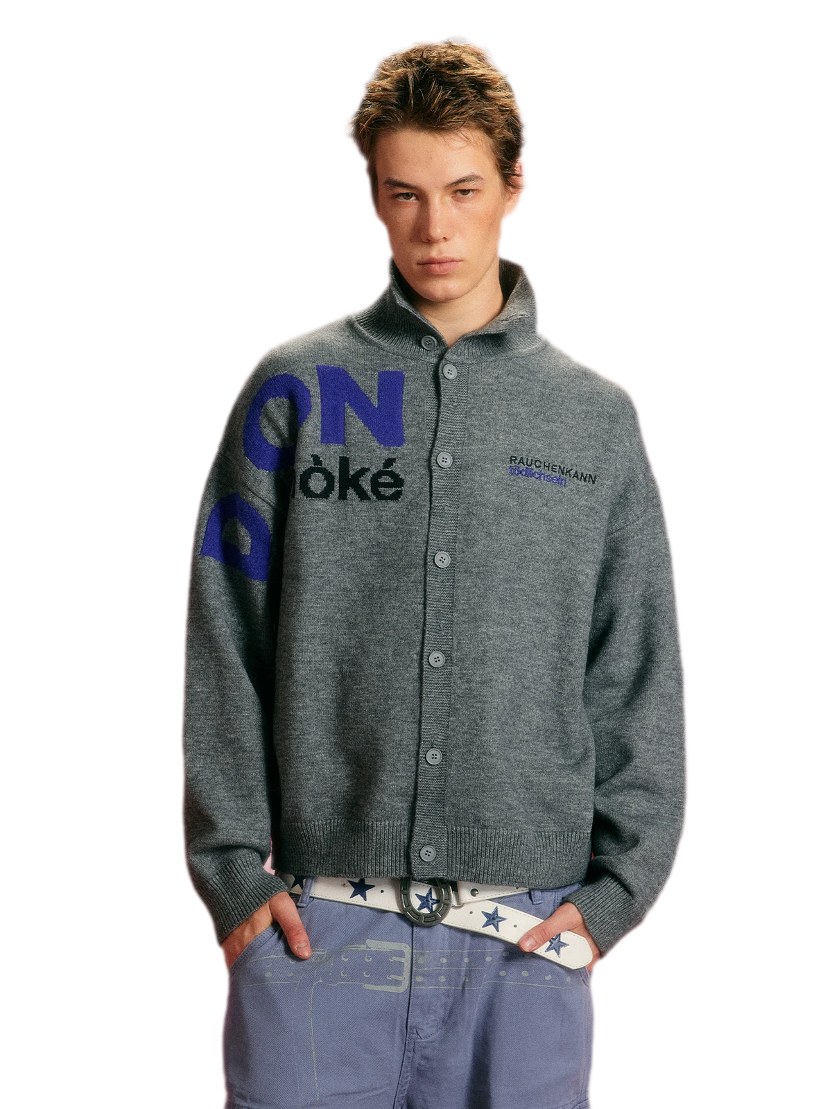 Arctic Velvet Logo Cardigan