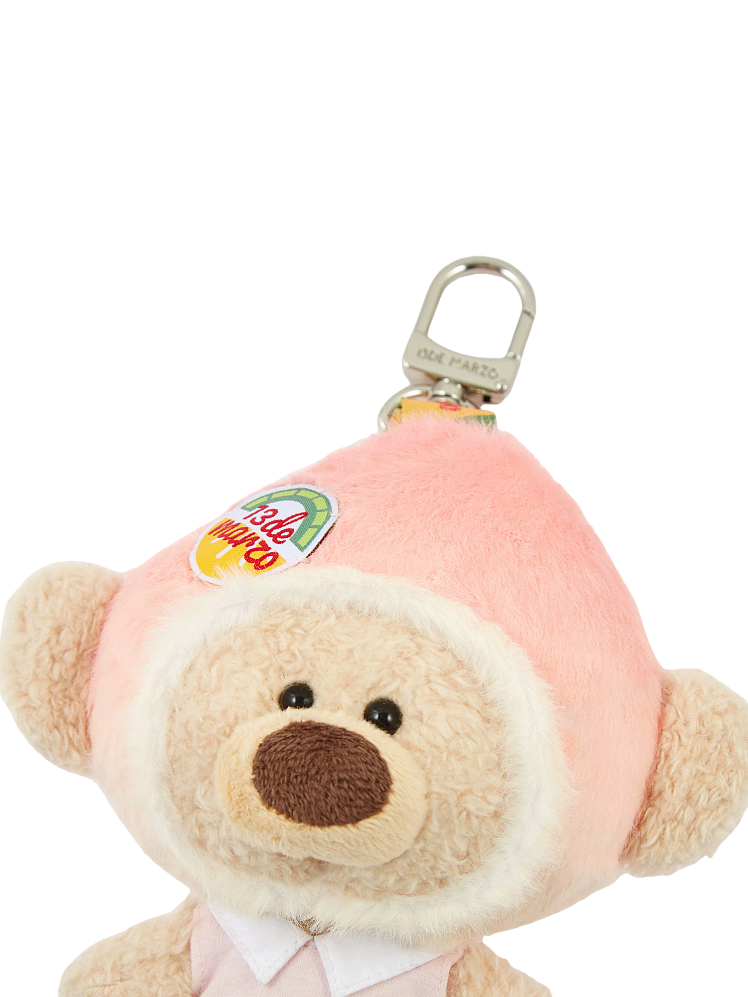 Plush Peach Bag Charm