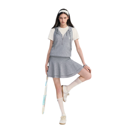 Hooded Romper Dress