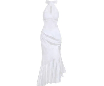 Robe sirène gothique en dentelle
