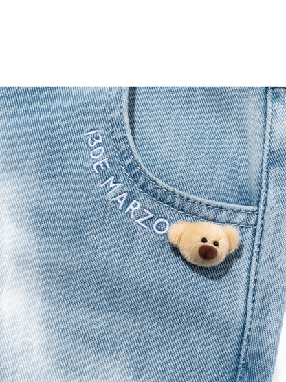 Mermaid Flare Denim Pants