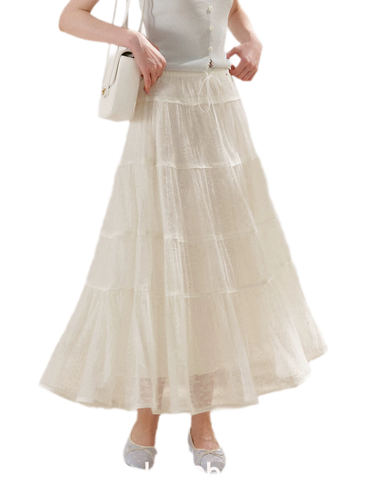 Lace Tiered Skirt