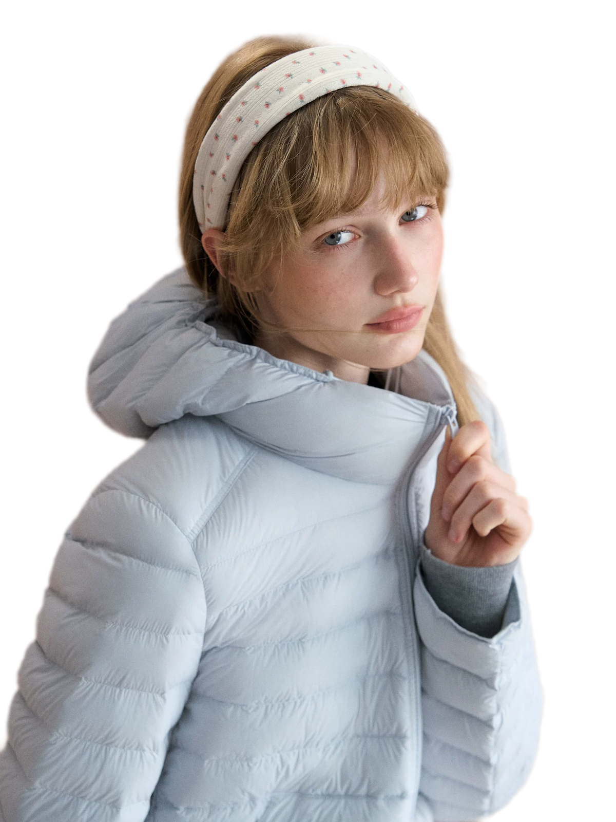 Lightweight Quilted Hooded Down Jacket
