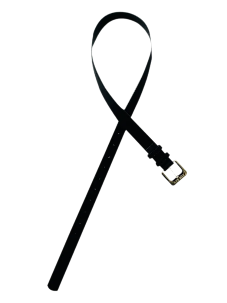 Wide Metal Letter Belt