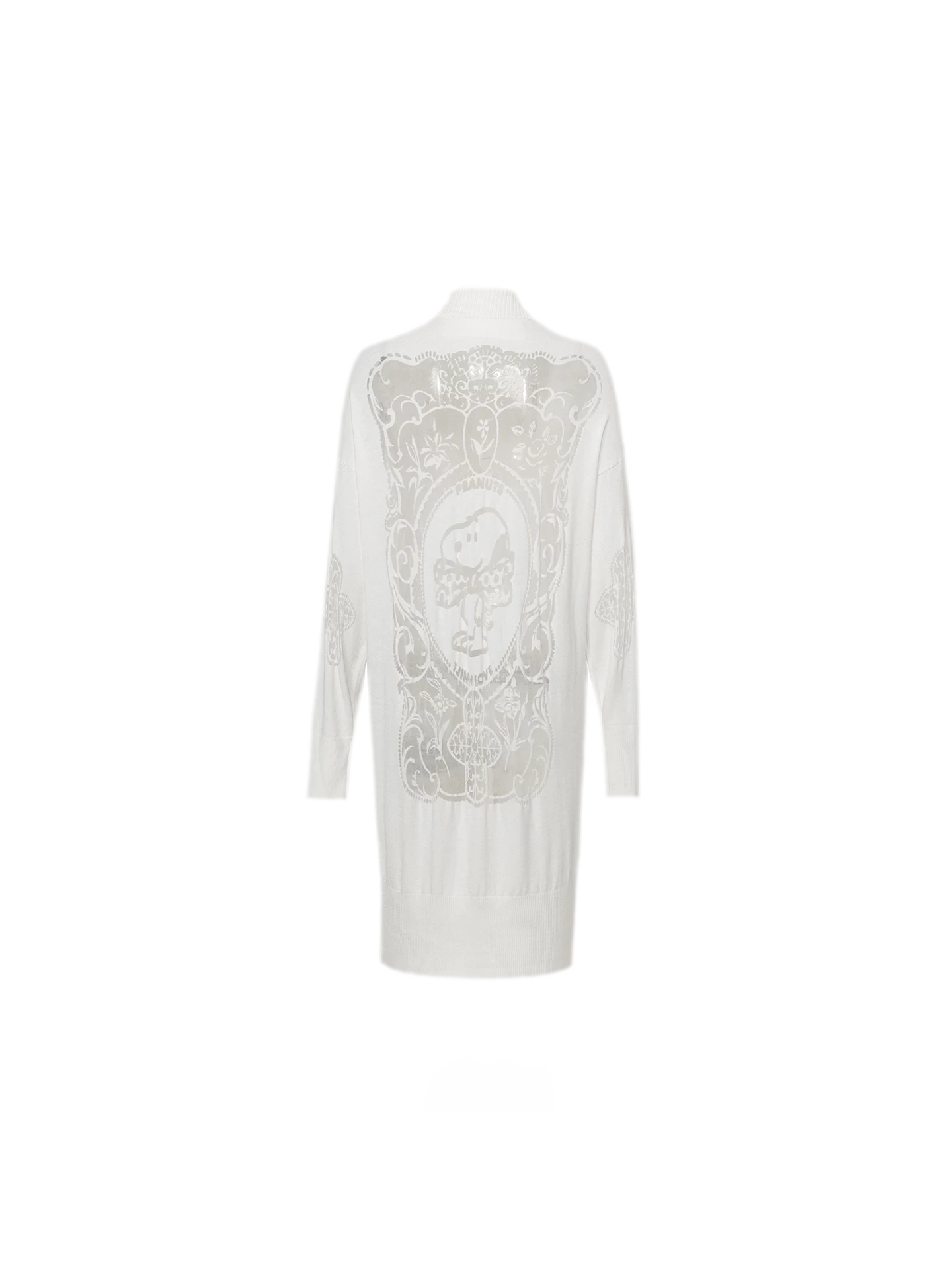 Burnout Frame Knit Cardigan