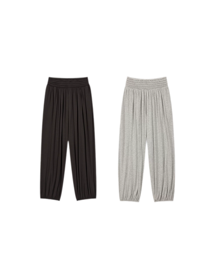 Draped Lantern Pants