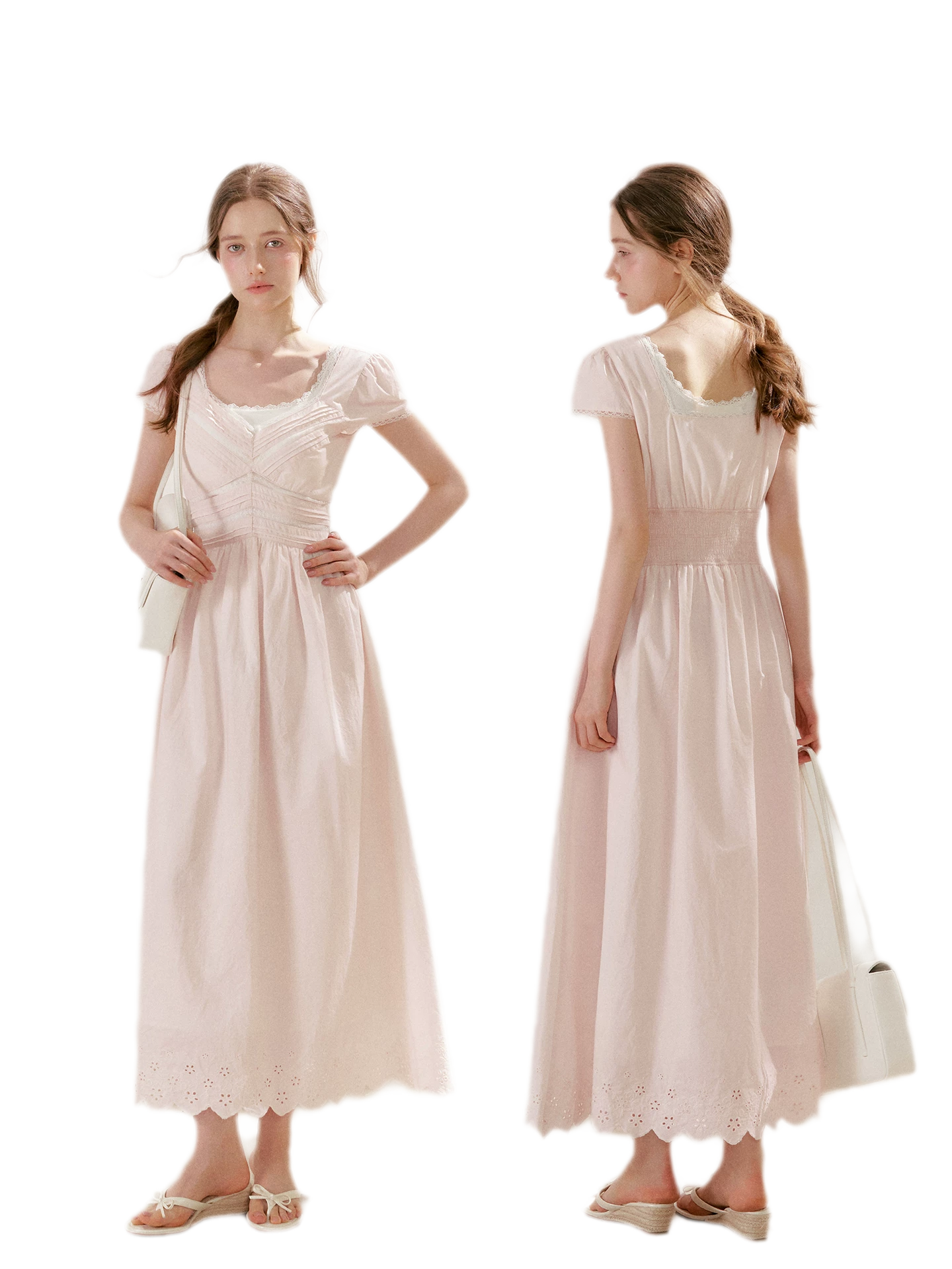 Lace V-Neck Dress