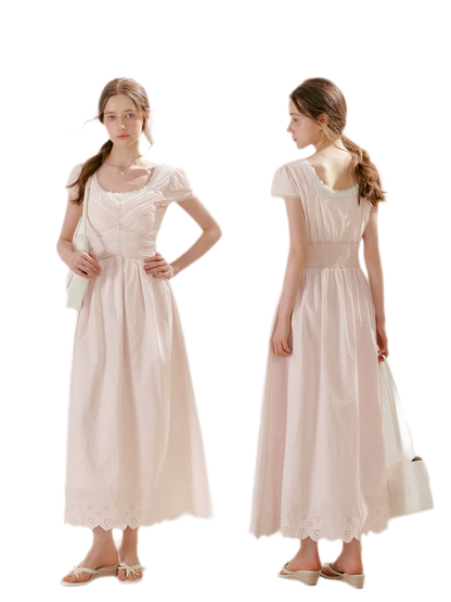 Lace V-Neck Dress