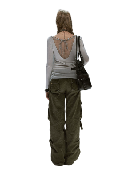 Sheer Lace Slim Top