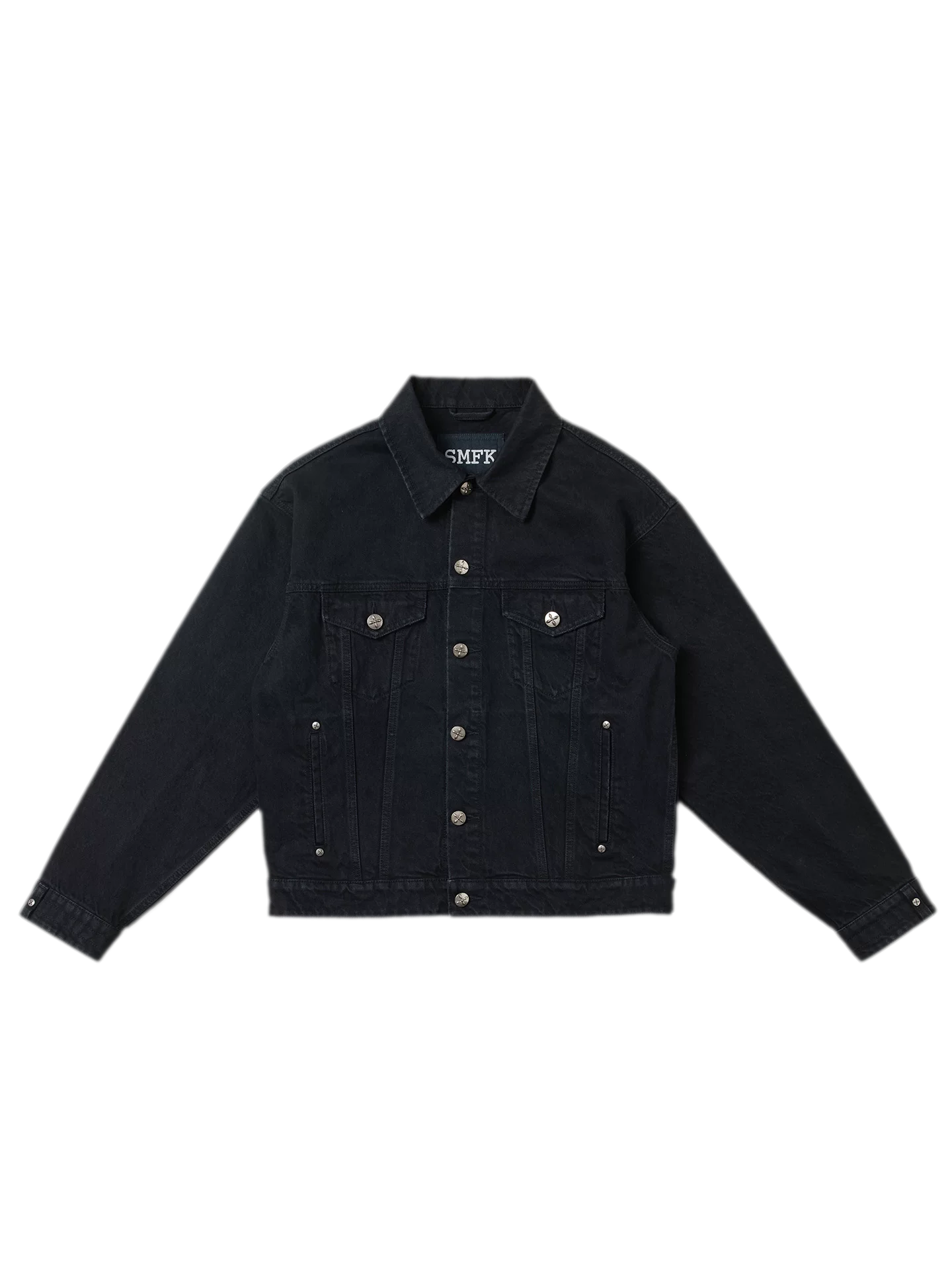 Cross Statue Denim Jacket