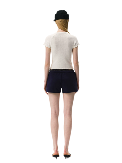 Linen Knit T-Shirt