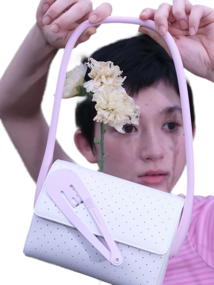 Oversized Hair Clip Shoulder Bag