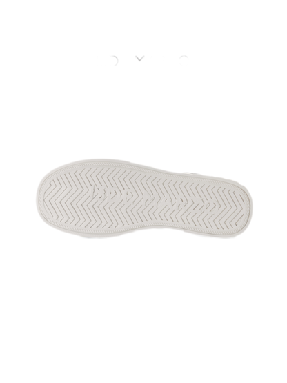 Met de hand getekende canvasplateauschoenen