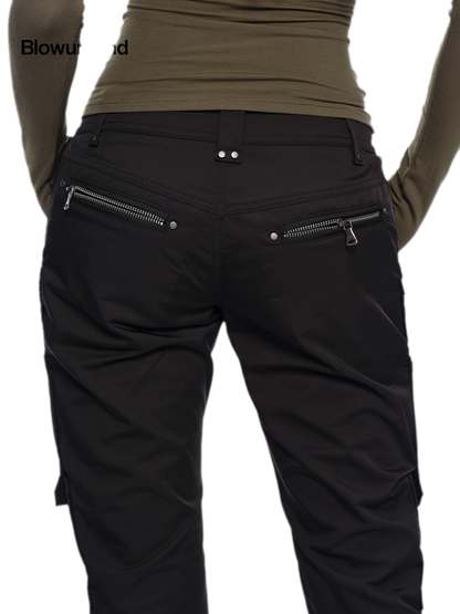 Deconstructed Zip Cargo Pants
