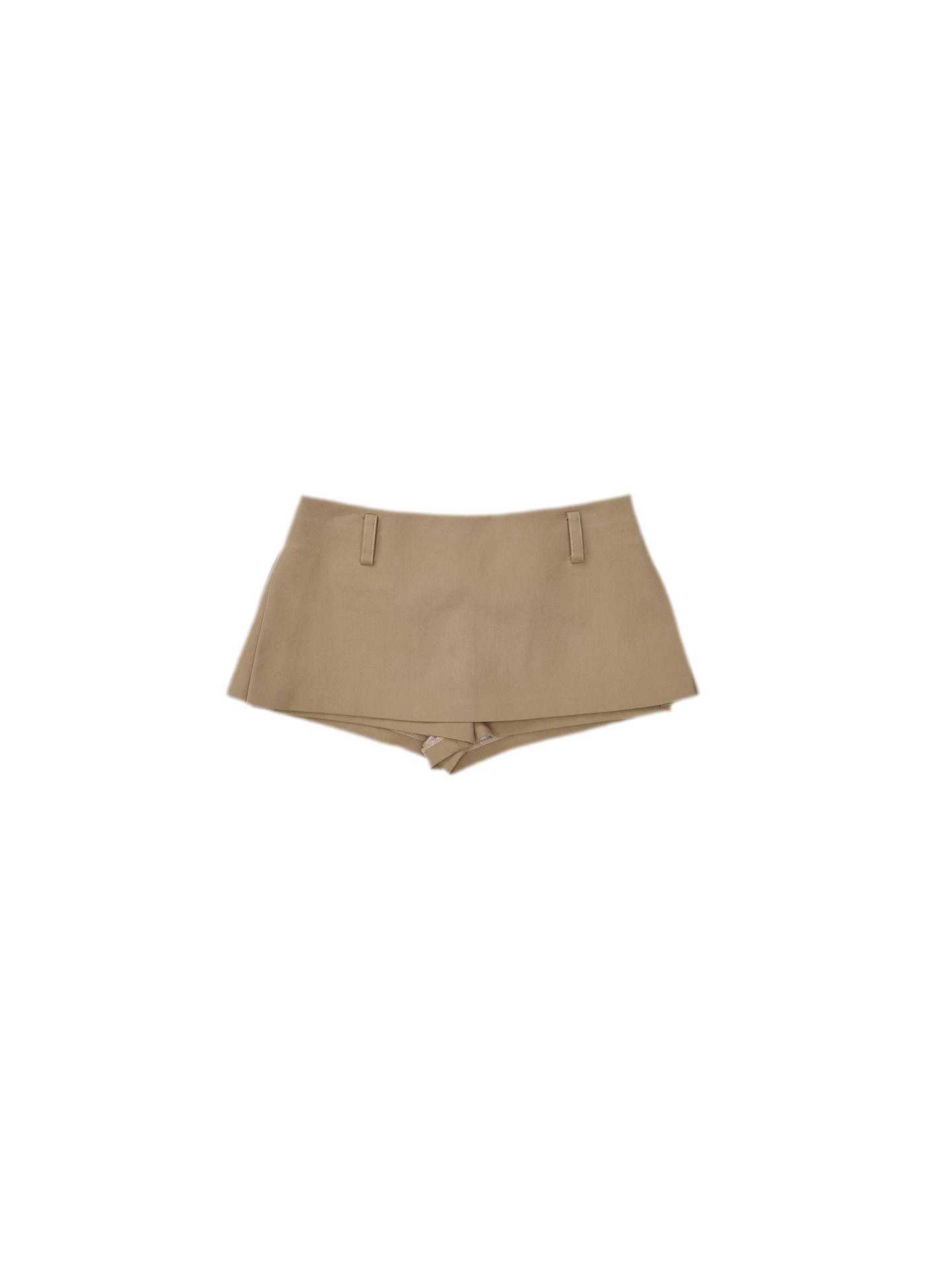 Structured A-Line Mini Skirt