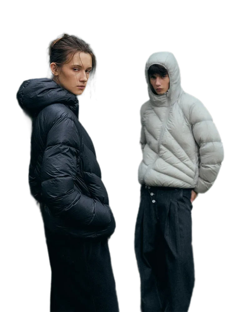 Lightweight Hooded Down Jacket