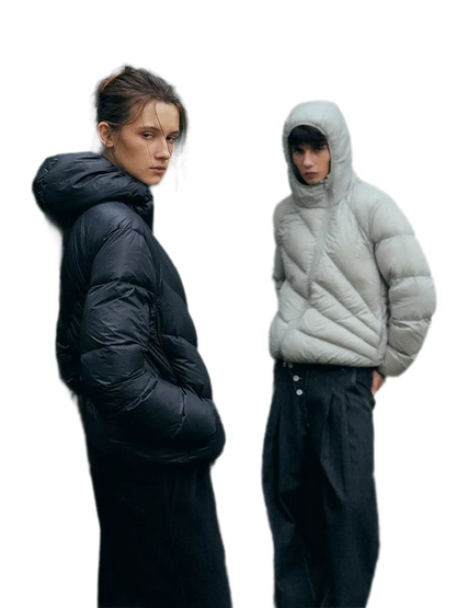 Lightweight Hooded Down Jacket