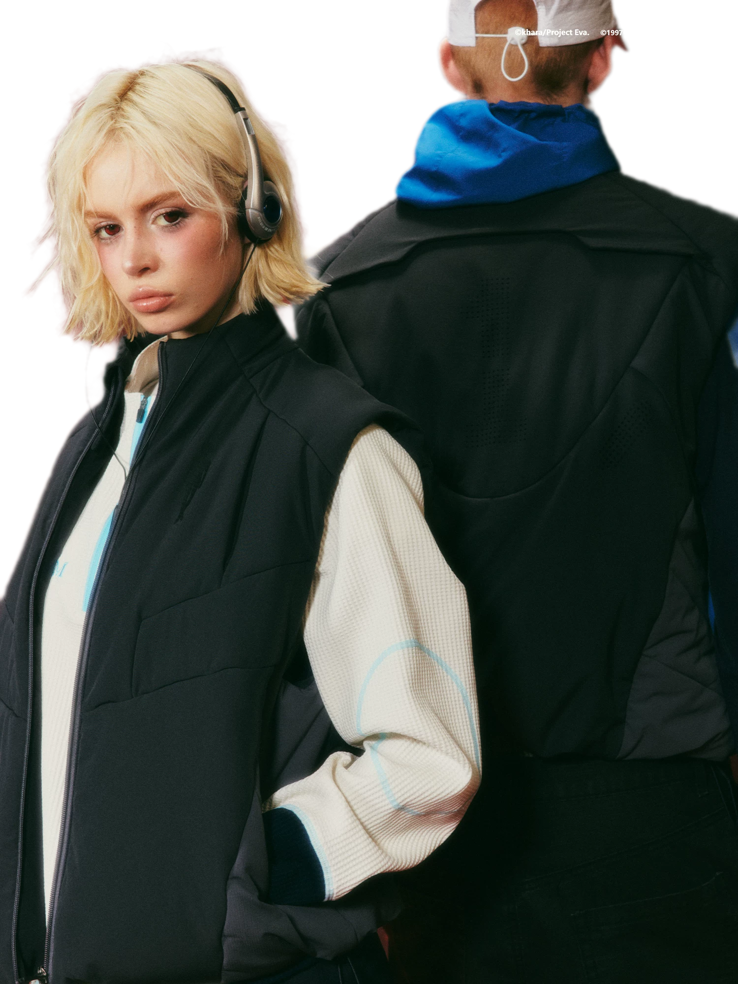 Panelled Technical Padded Vest