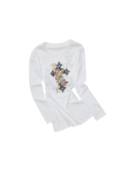 Graphic Cutout Midi Dress