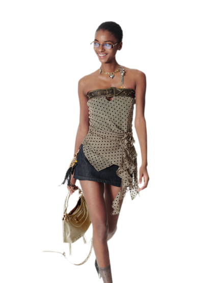 Polka Dot Skort Skirt