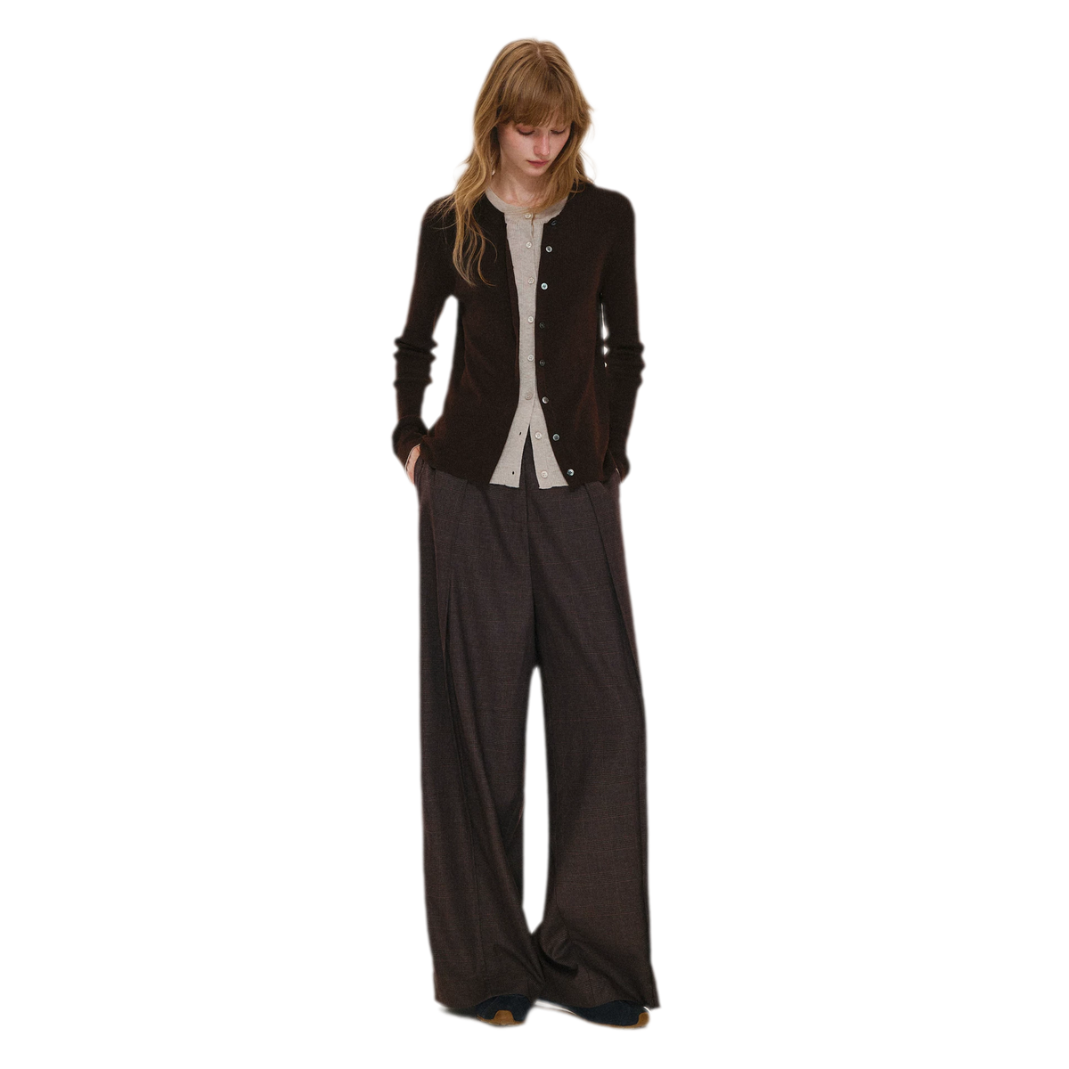 Abnehmbare Lagen-Hose mit weitem Bein