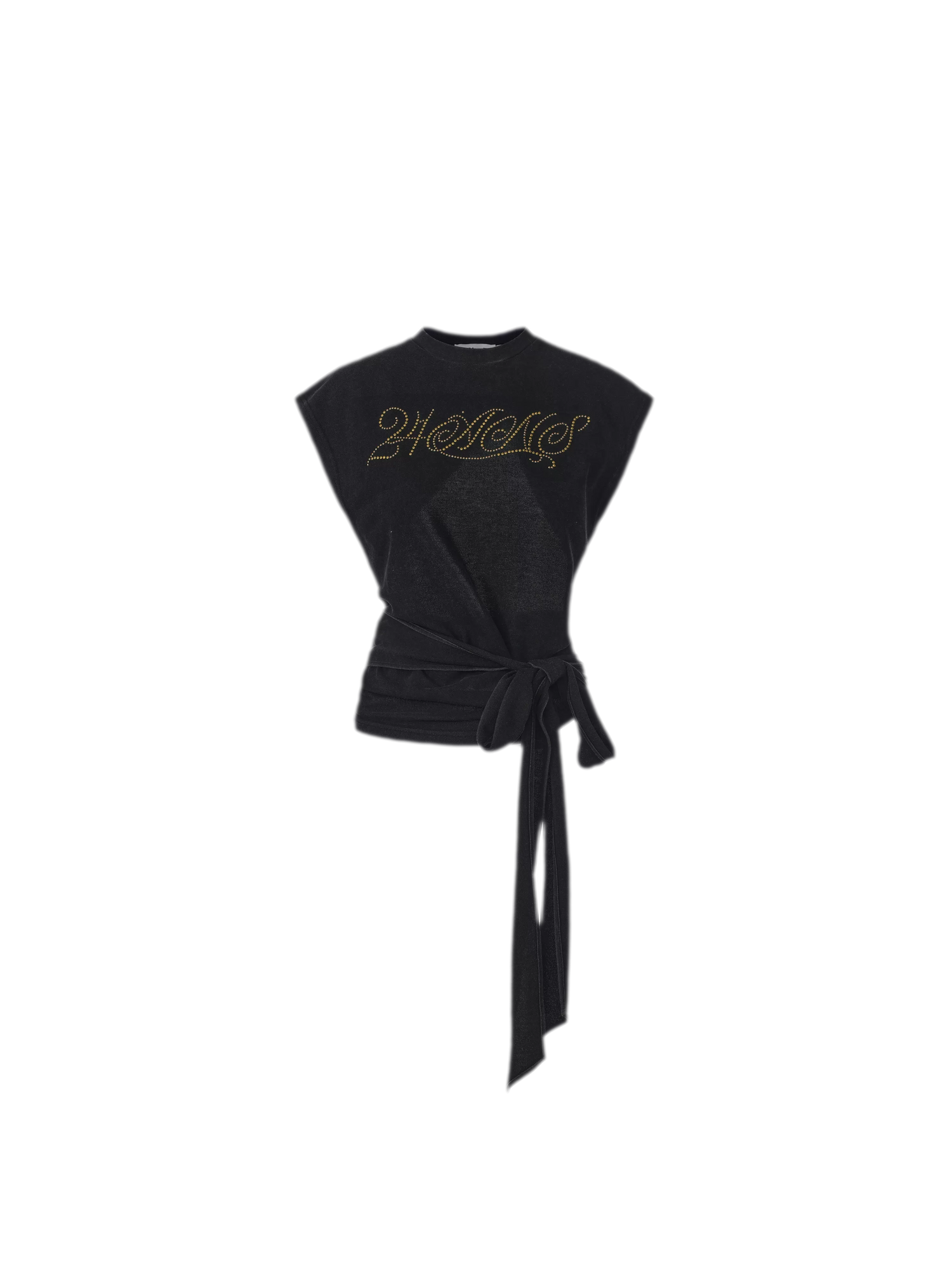 Cutout Rhinestone Tee