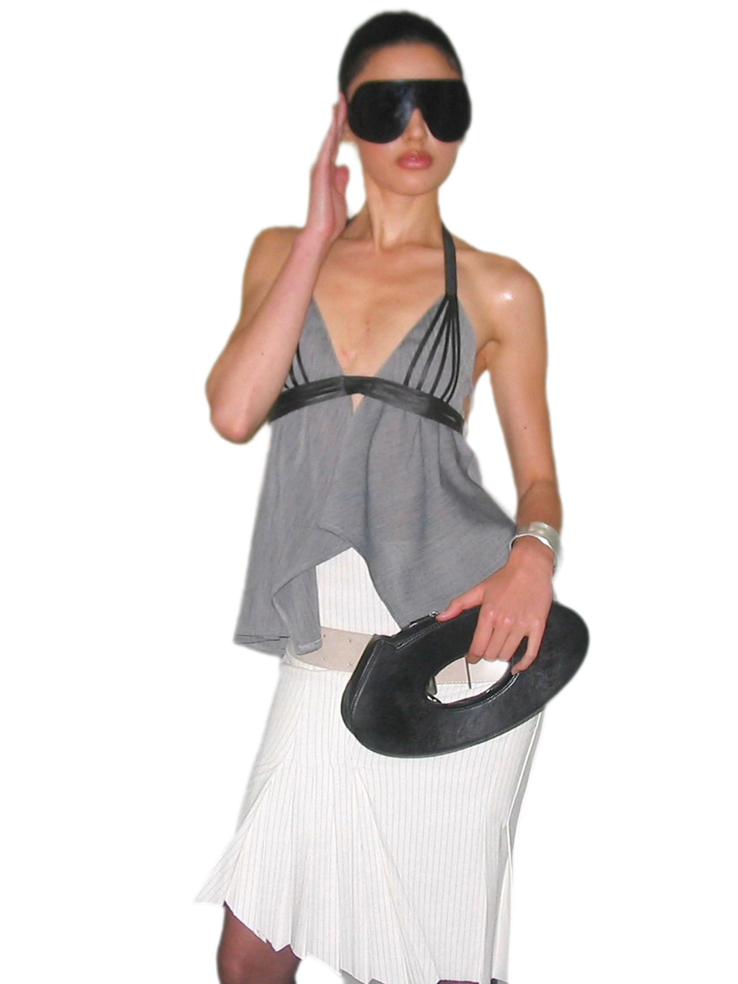 V-Neck Halter Top