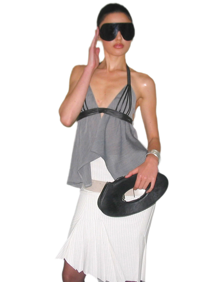 V-Neck Halter Top
