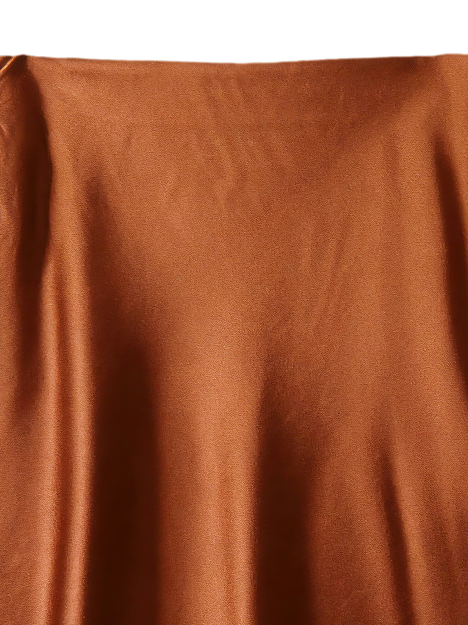 Satin Fishtail Midi Skirt