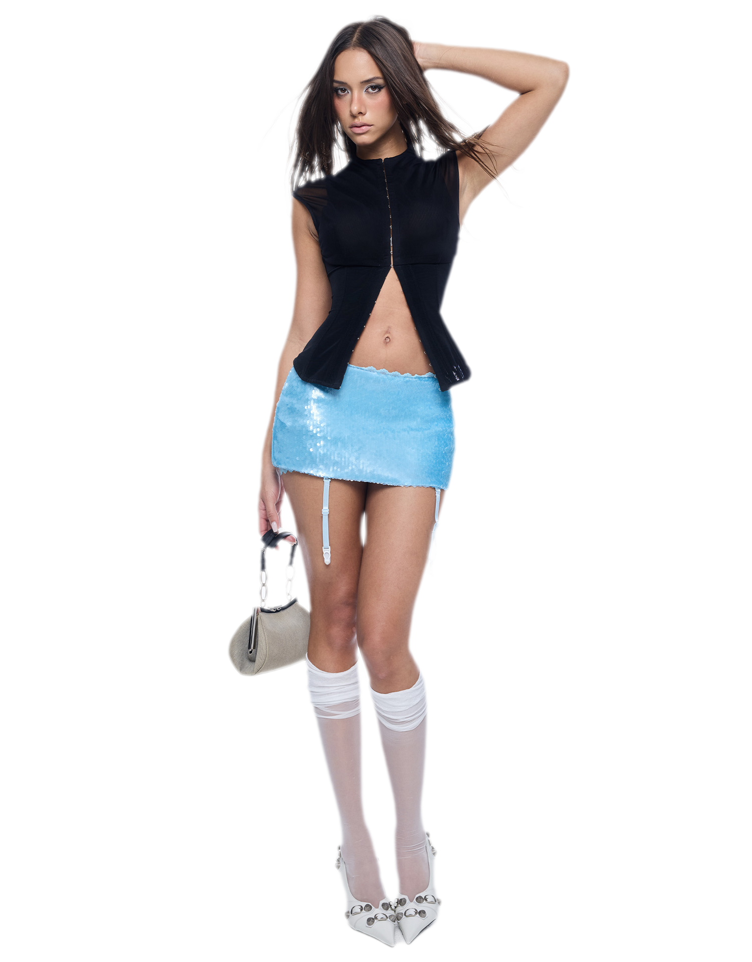 Structured Fishbone Corset Top
