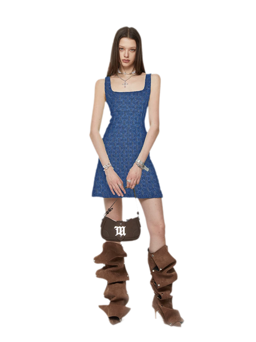 Denim A-Line Dress