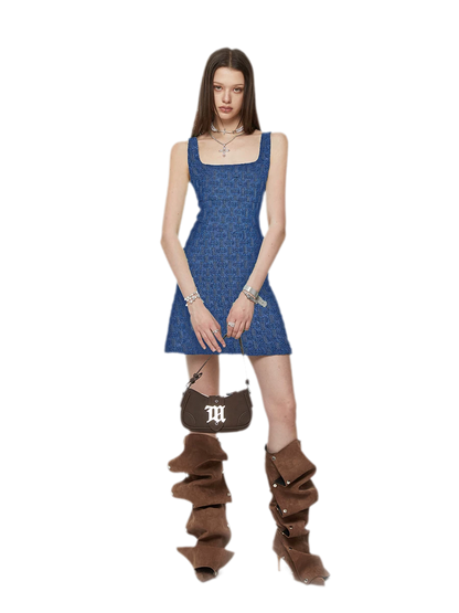 Denim A-Line Dress