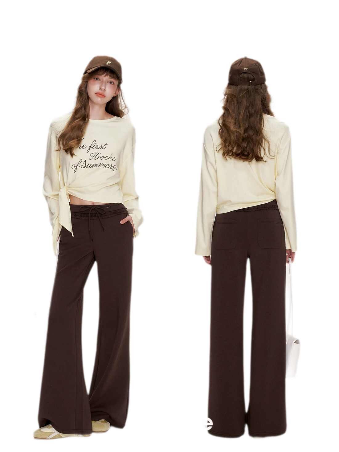 Contrast Logo Cropped T-Shirt